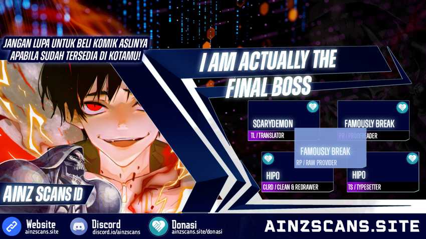 I’m Actually The Final Boss Chapter 14 Gambar 1