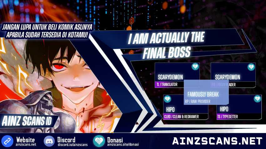 I’m Actually The Final Boss Chapter 24 Gambar 1