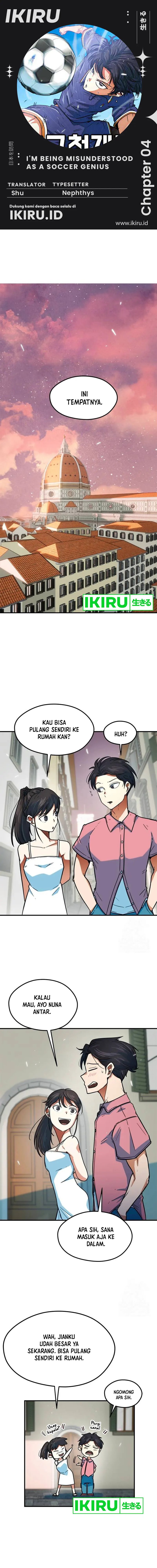 I’m Being Misunderstood as a Soccer Genius Chapter 04 Gambar 1