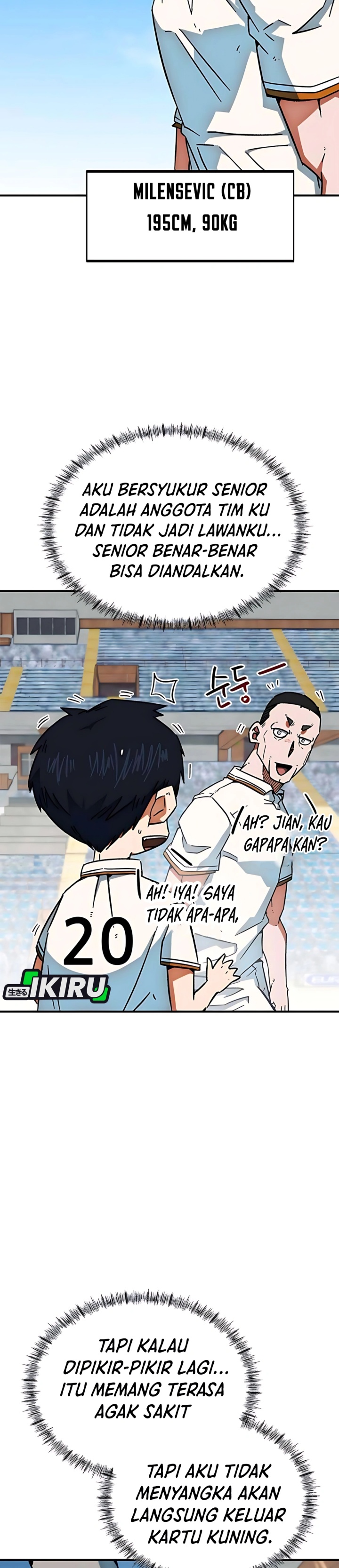 I’m Being Misunderstood as a Soccer Genius Chapter 34 Gambar 35