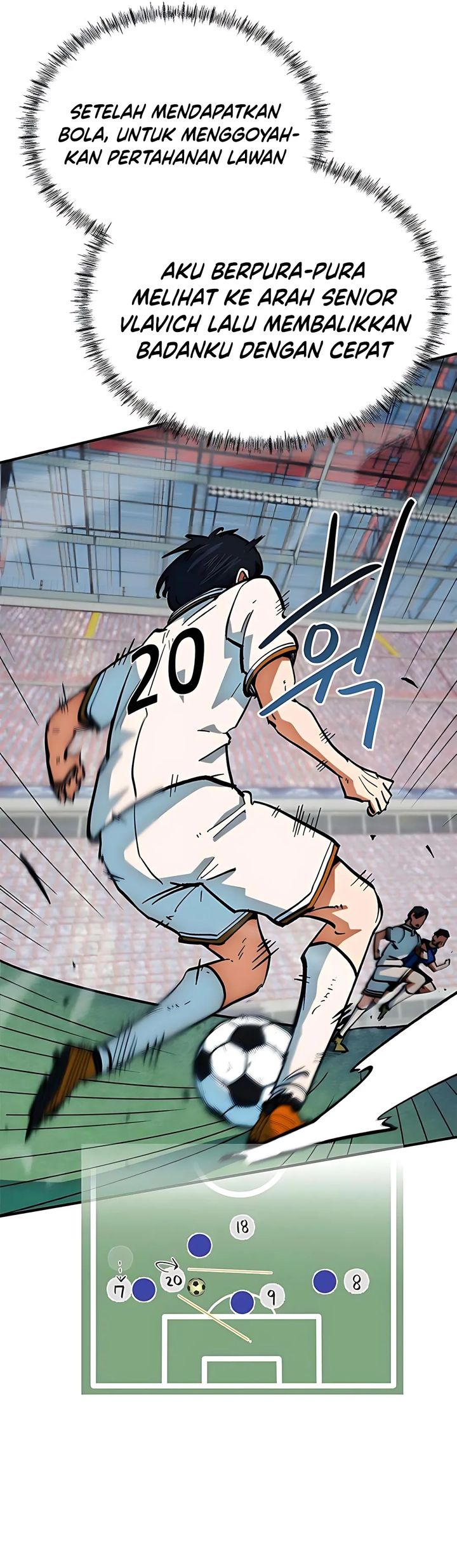I’m Being Misunderstood as a Soccer Genius Chapter 44 Gambar 12