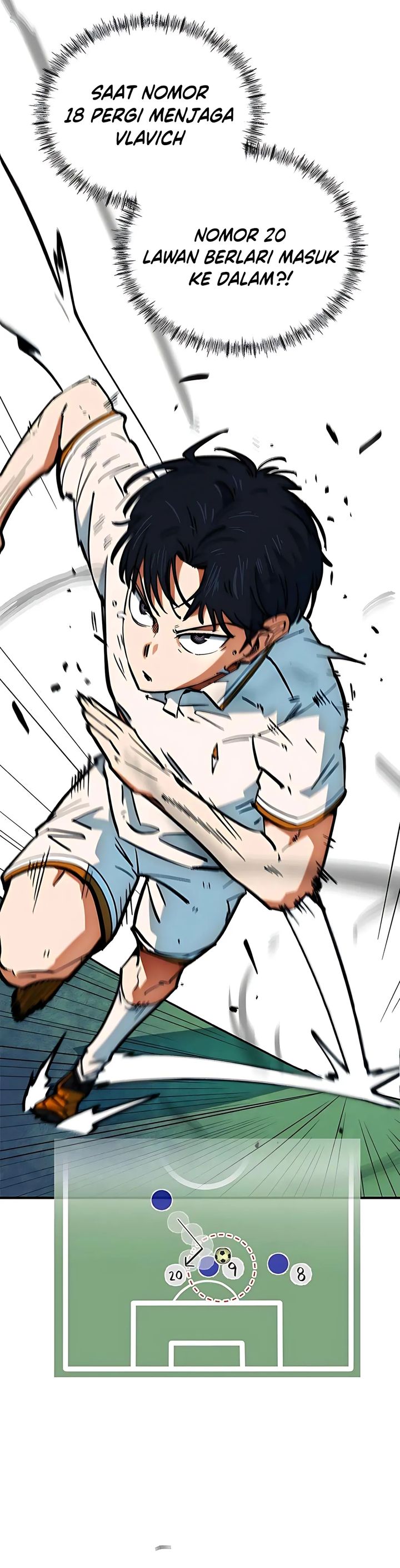 I’m Being Misunderstood as a Soccer Genius Chapter 44 Gambar 19
