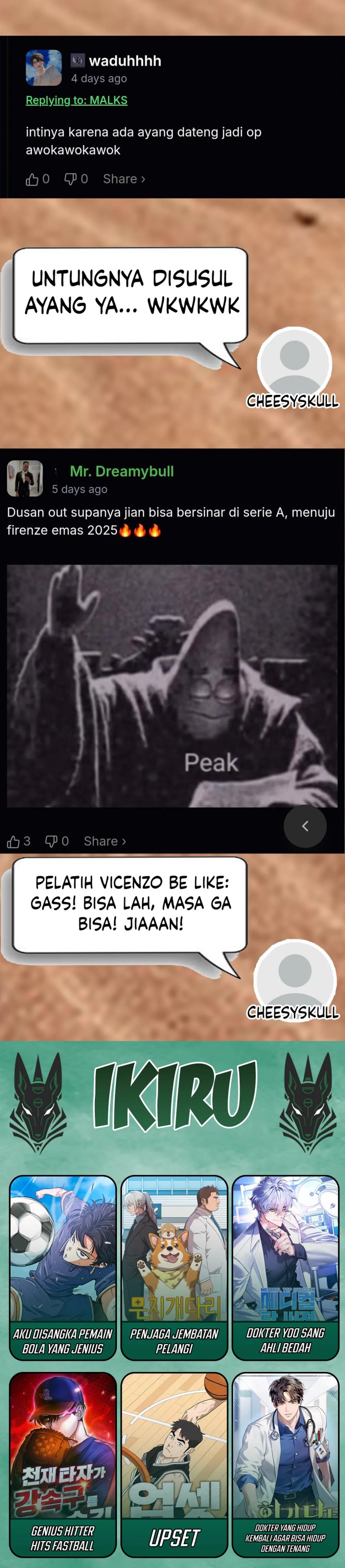 I’m Being Misunderstood as a Soccer Genius Chapter 48 Gambar 58