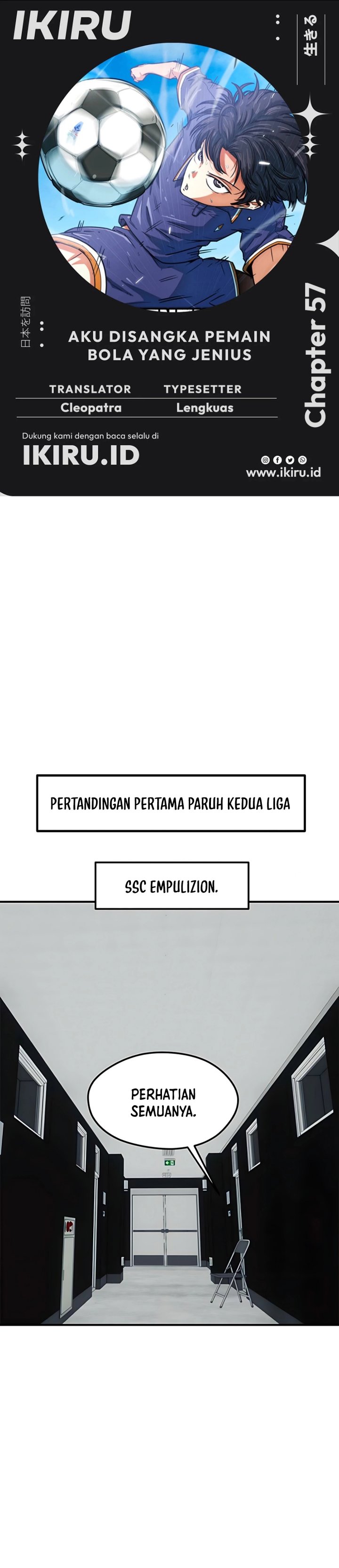 I’m Being Misunderstood as a Soccer Genius Chapter 57 Gambar 1