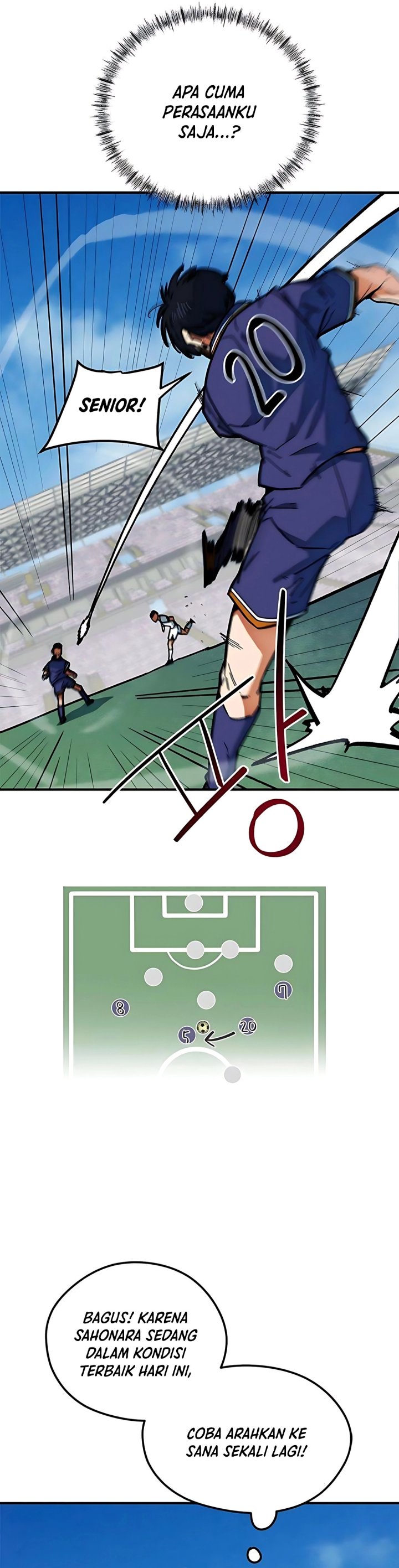 I’m Being Misunderstood as a Soccer Genius Chapter 57 Gambar 37