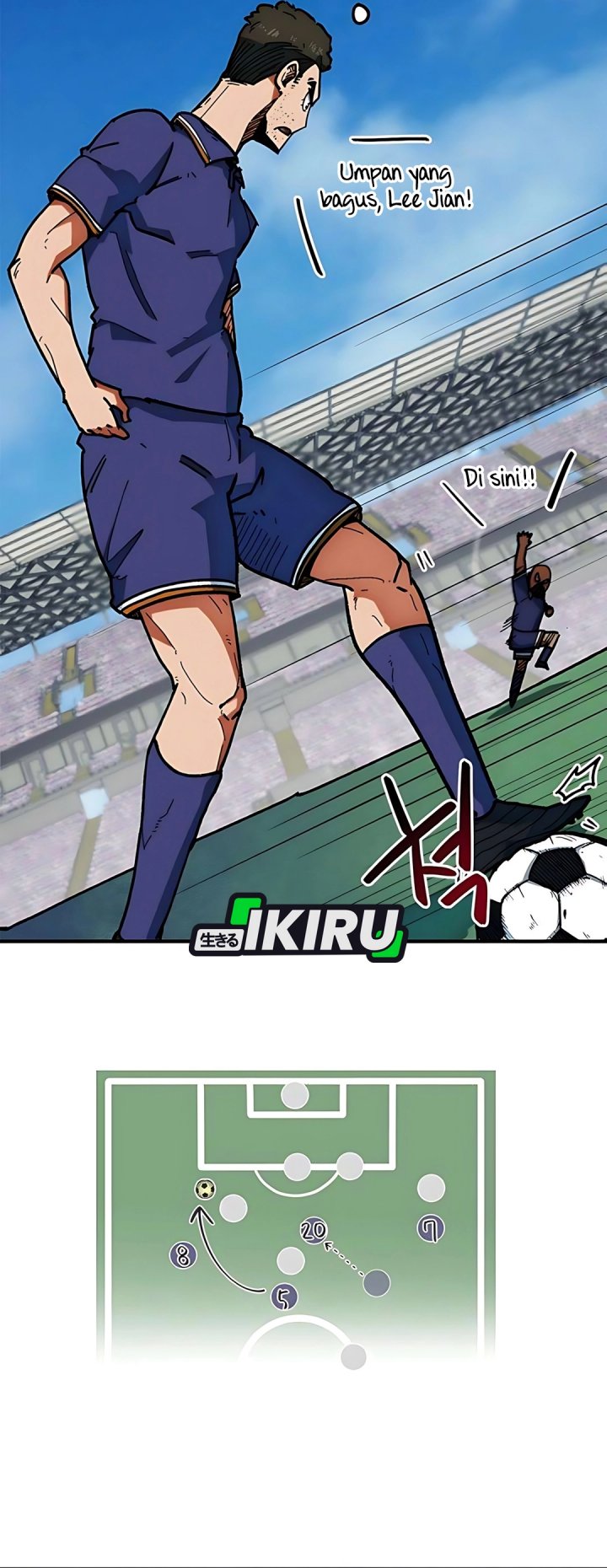 I’m Being Misunderstood as a Soccer Genius Chapter 57 Gambar 38