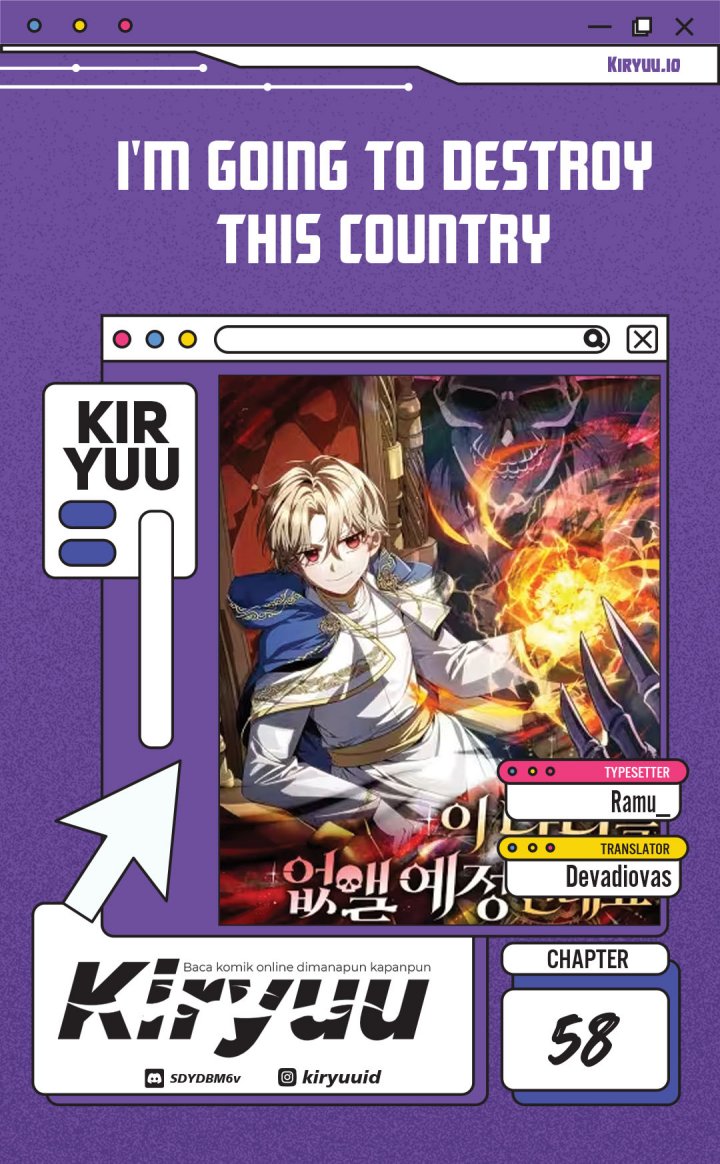 I’m Going To Destroy This Country Chapter 58 Gambar 1