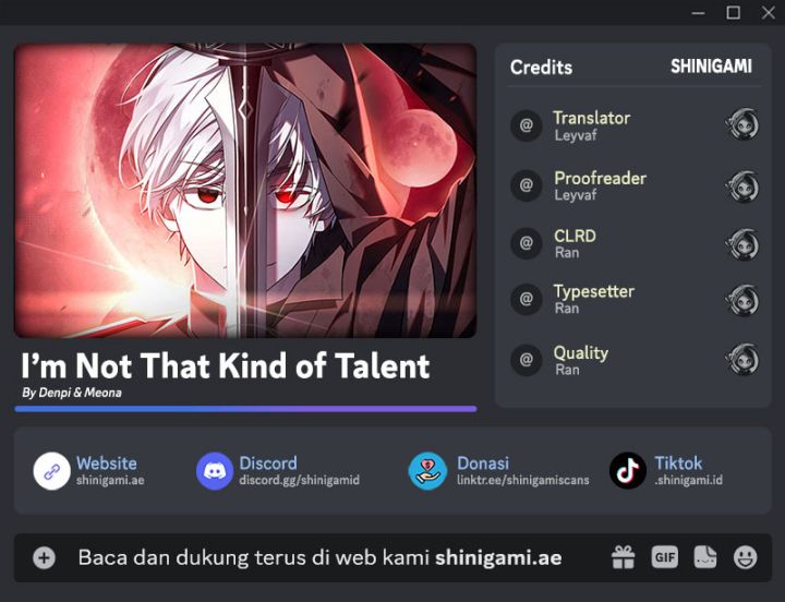 I’m Not That Kind of Talent Chapter 73 Gambar 1