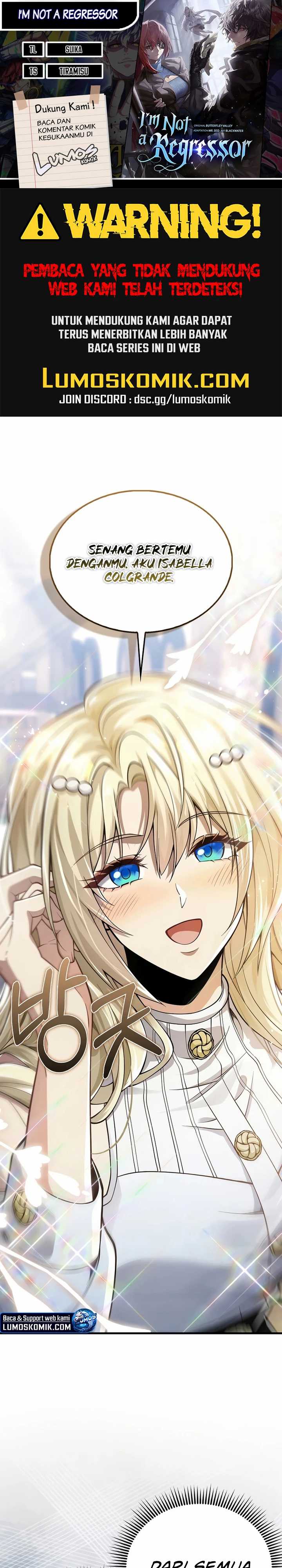 I’m Not a Regressor Chapter 51 Gambar 1