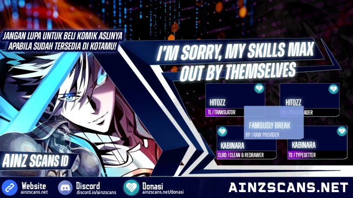 I’m Sorry, My Skills Max Out by Themselves Chapter 11 Gambar 1
