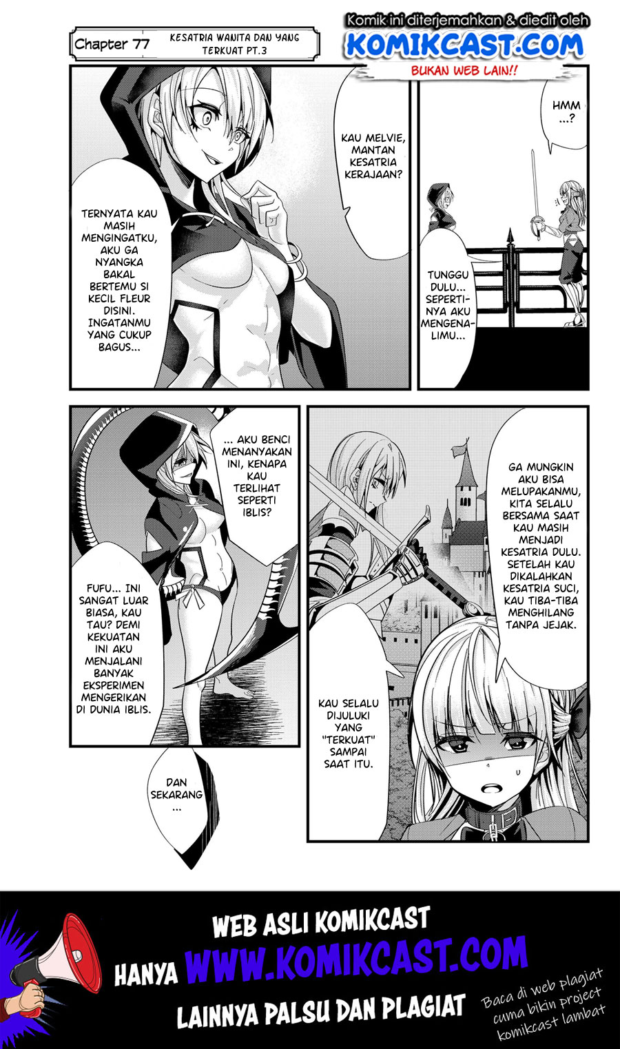 Ima Made Ichido mo Onna Atsukaisareta koto ga nai Onna Kishi wo Onna Atsukai suru Chapter 77 Gambar 2