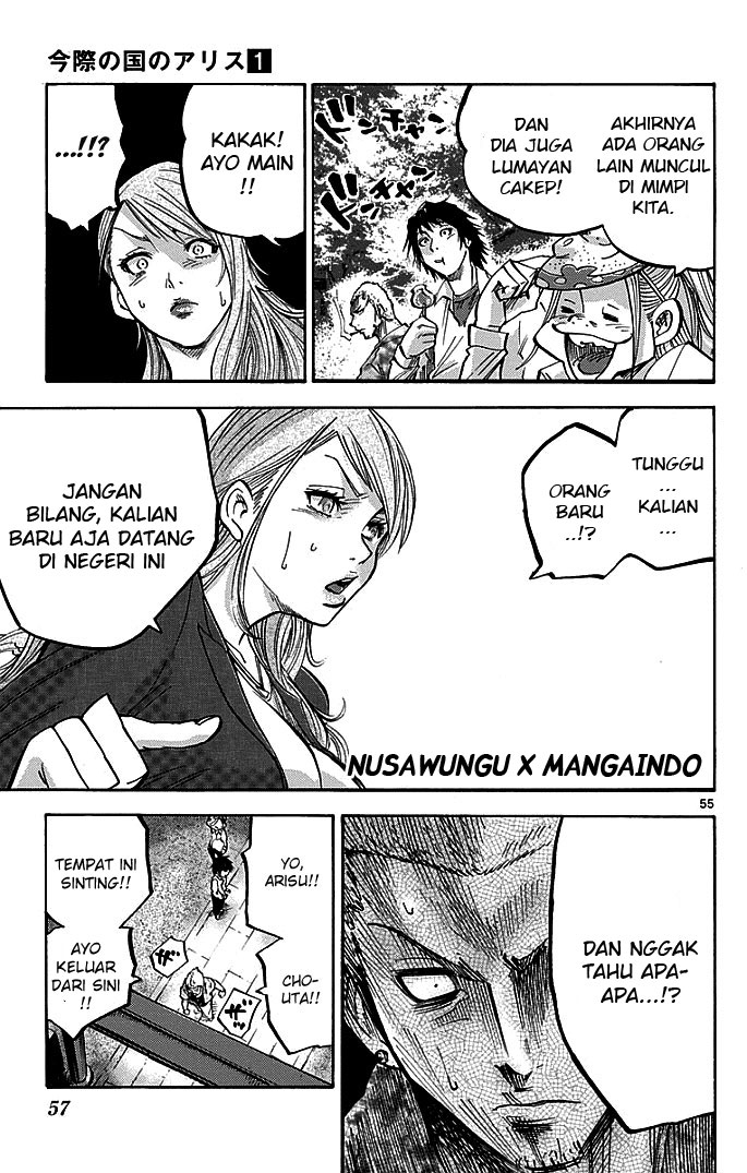 Imawa no Kuni no Alice (Alice in Borderland) Chapter 1 Gambar 53