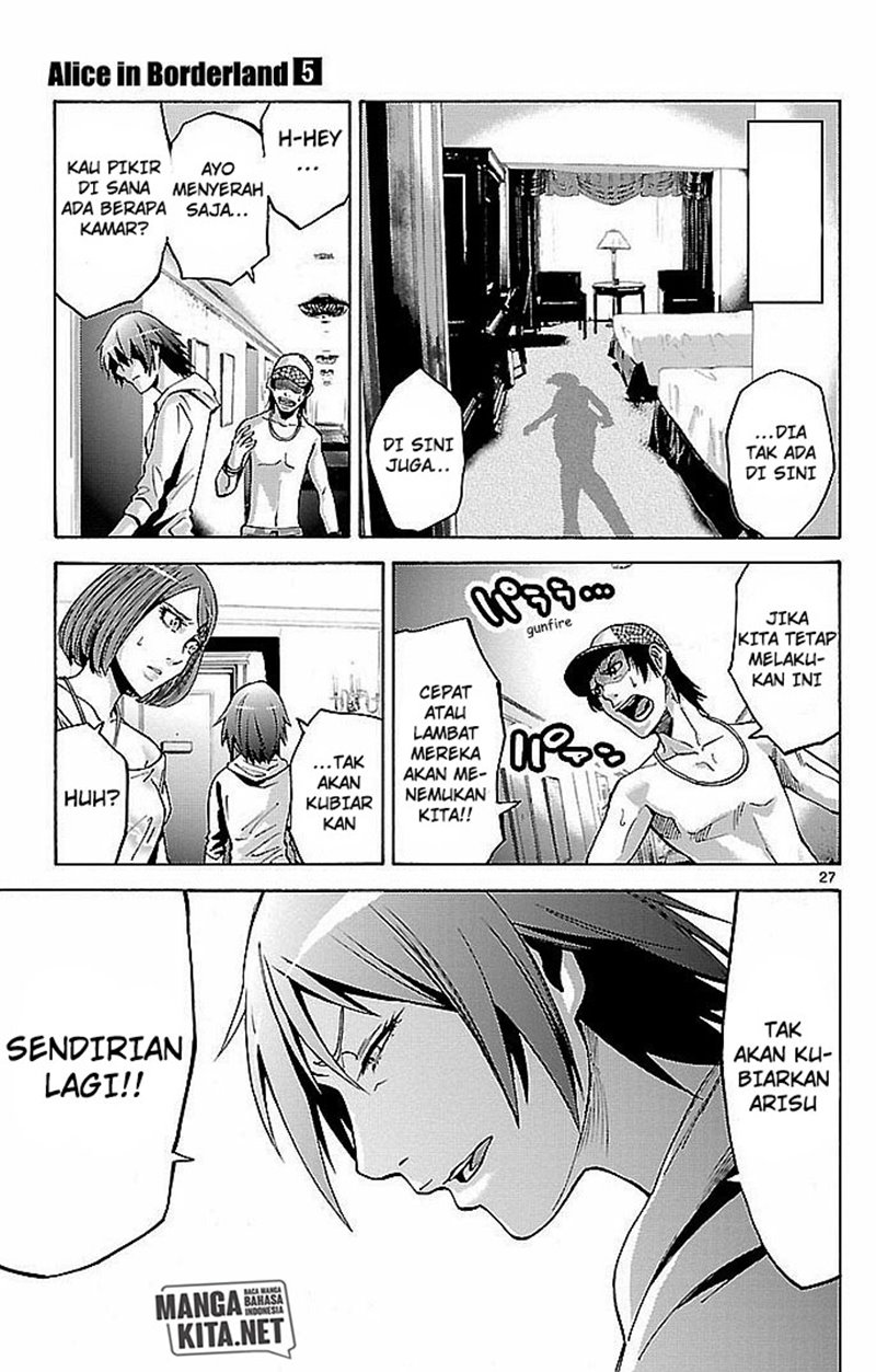 Imawa no Kuni no Alice (Alice in Borderland) Chapter 22 Gambar 25