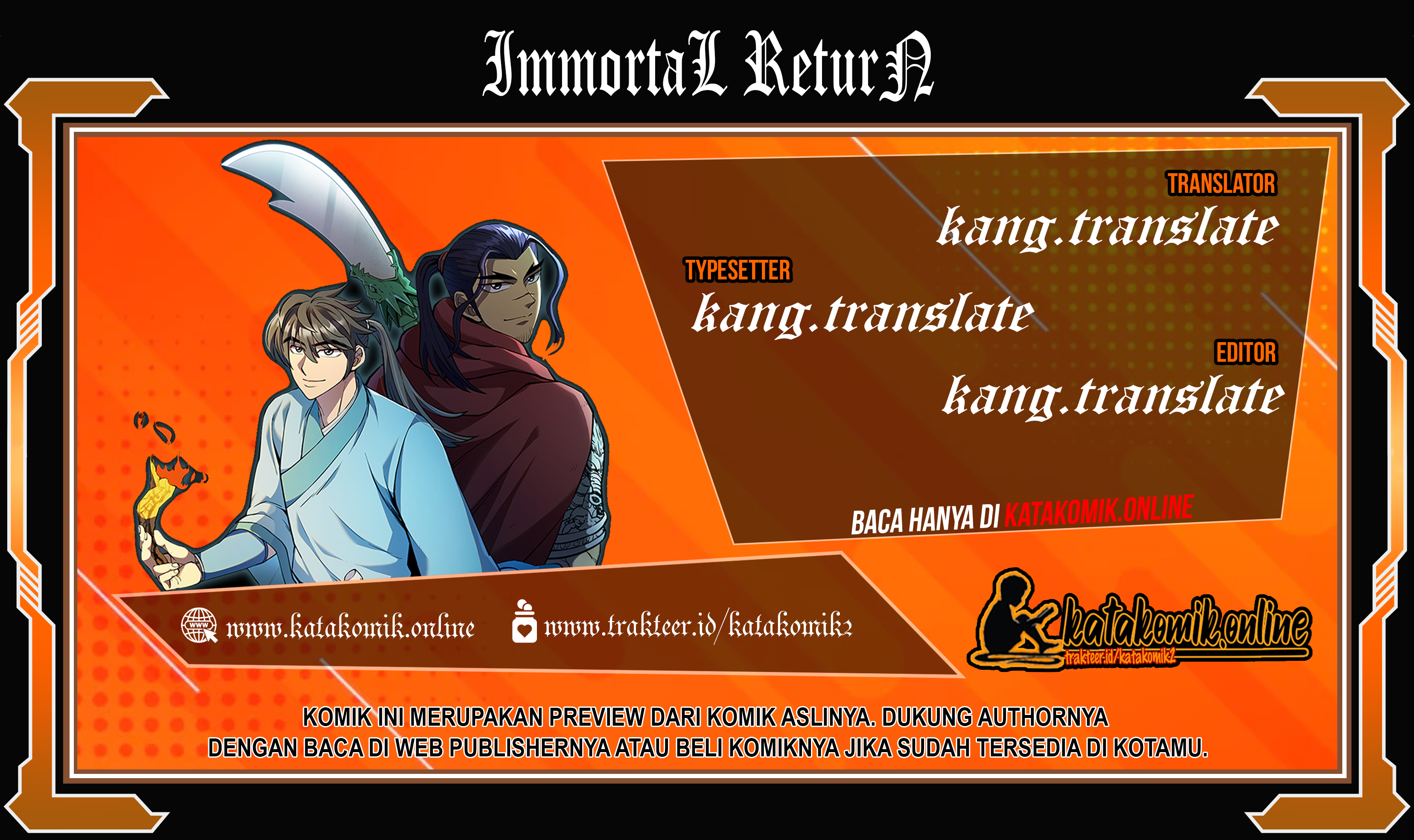 Immortal Return Chapter 01 Gambar 1