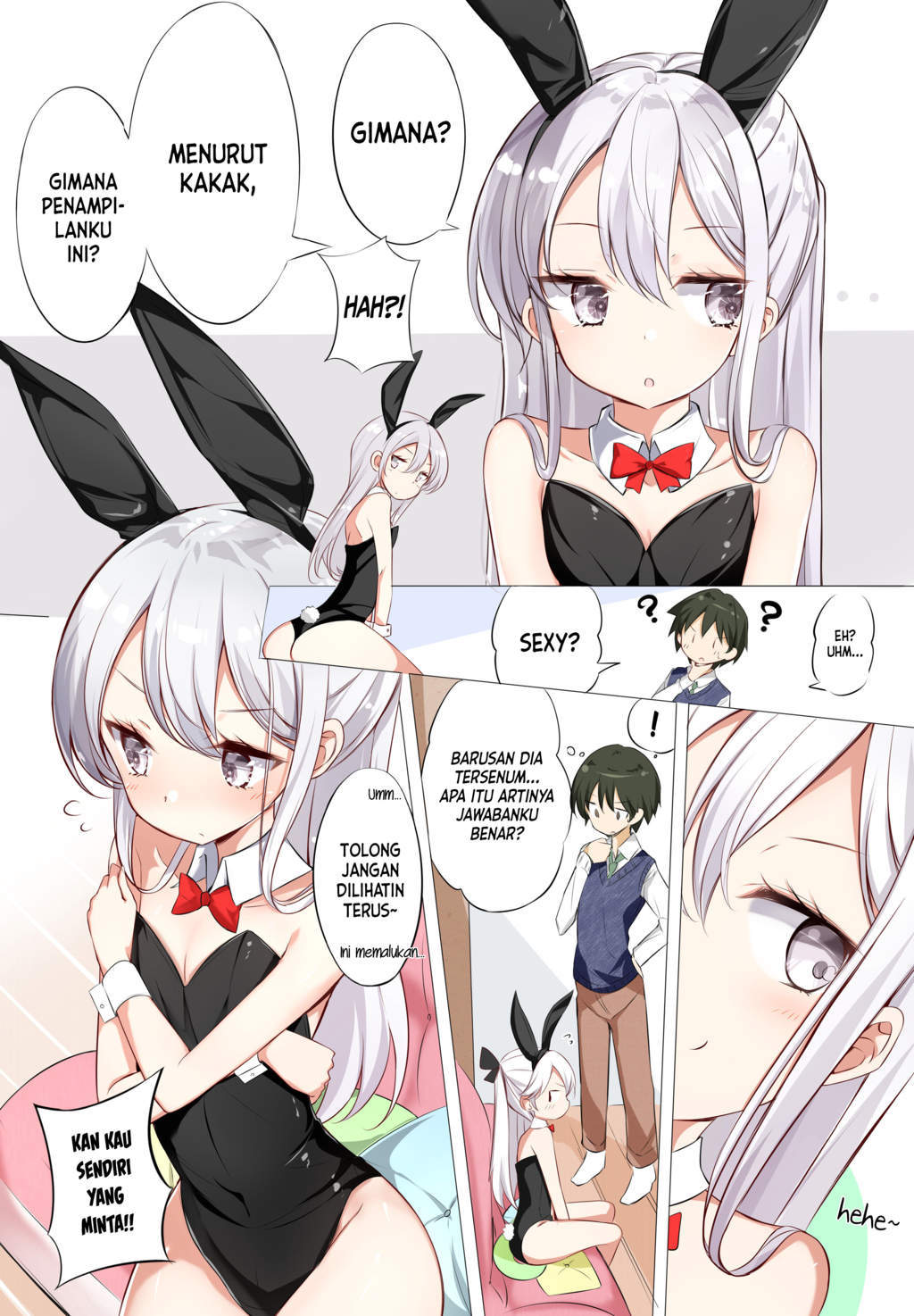 Imouto ga Ichi Nichi Ikka Shika Me wo Awasete Kurenai Chapter 01 Gambar 3