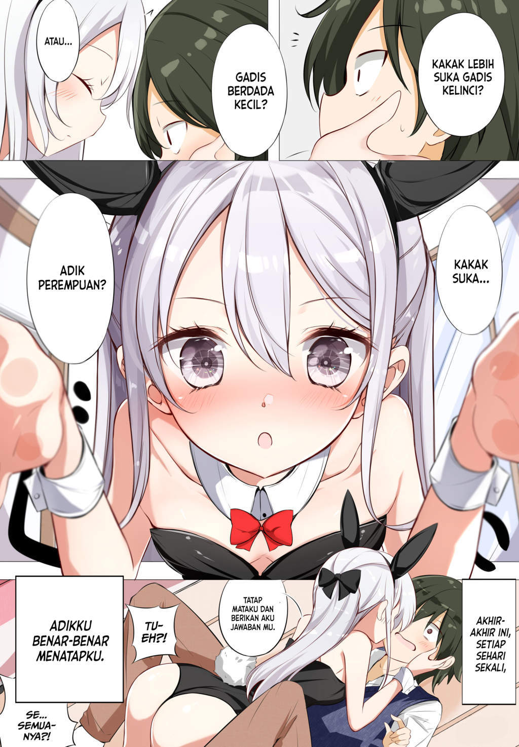 Imouto ga Ichi Nichi Ikka Shika Me wo Awasete Kurenai Chapter 01 Gambar 5