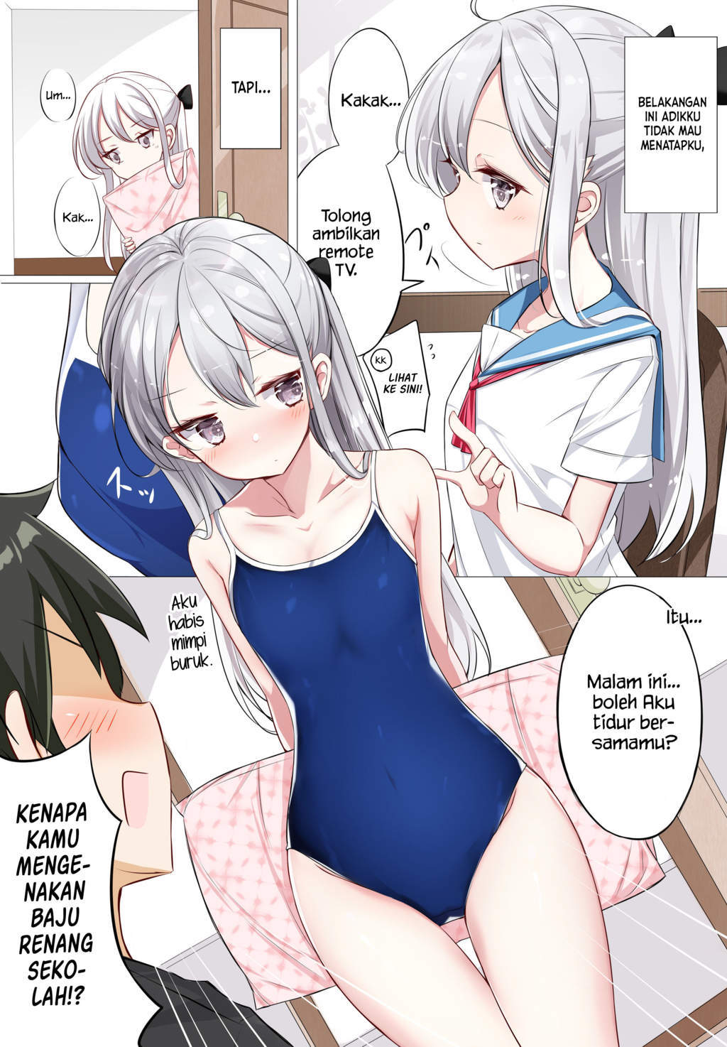 Imouto ga Ichi Nichi Ikka Shika Me wo Awasete Kurenai Chapter 02 Gambar 2