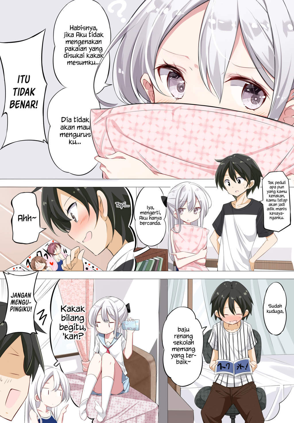 Imouto ga Ichi Nichi Ikka Shika Me wo Awasete Kurenai Chapter 02 Gambar 3