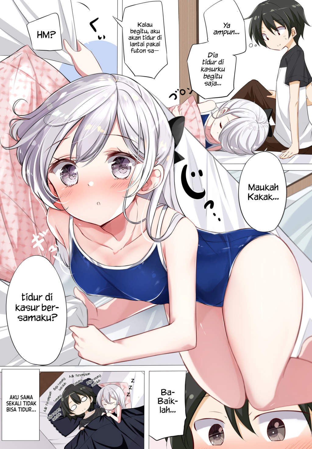 Imouto ga Ichi Nichi Ikka Shika Me wo Awasete Kurenai Chapter 02 Gambar 5