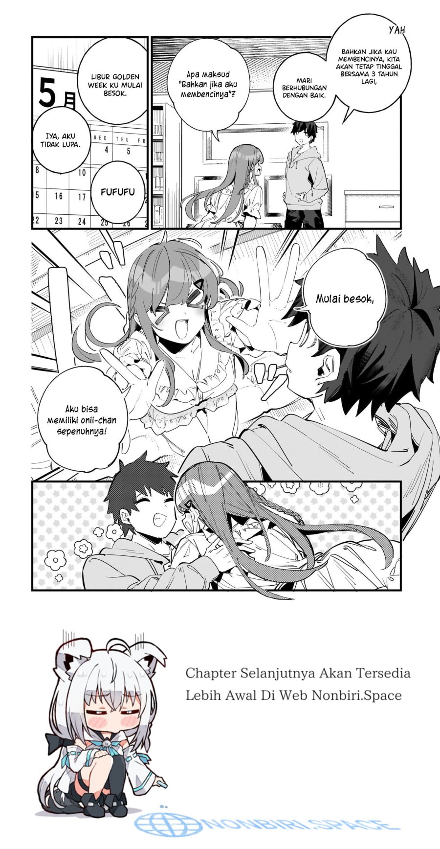 Imouto wa Kanojo ni Deki Nai no ni Chapter 04 Gambar 19
