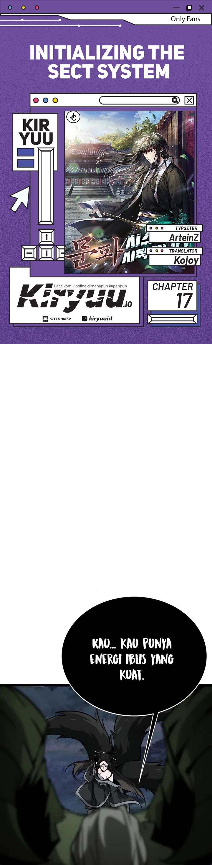 Initializing the Sect System Chapter 17 Gambar 1