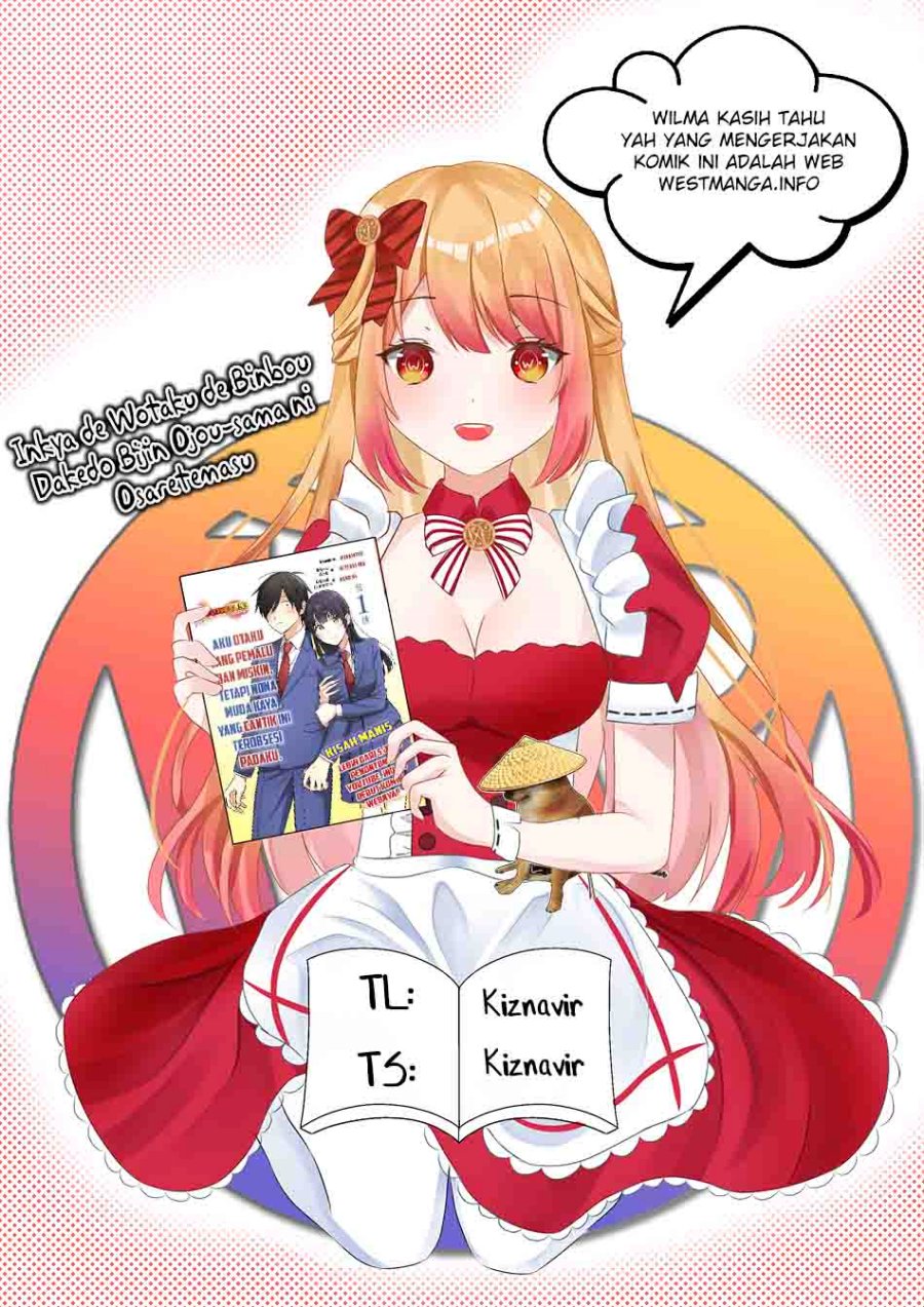 Inkya de Wotaku de Binbou Dakedo Bijin Ojou-sama ni Osaretemasu Chapter 02.2 Gambar 2