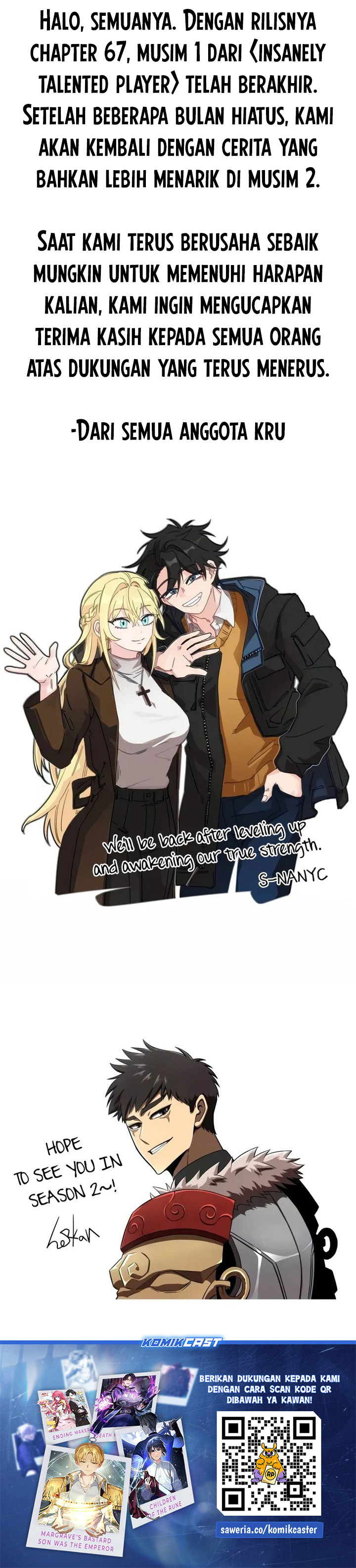 Insanely-Talented Player Chapter 67 S1 END Gambar 41
