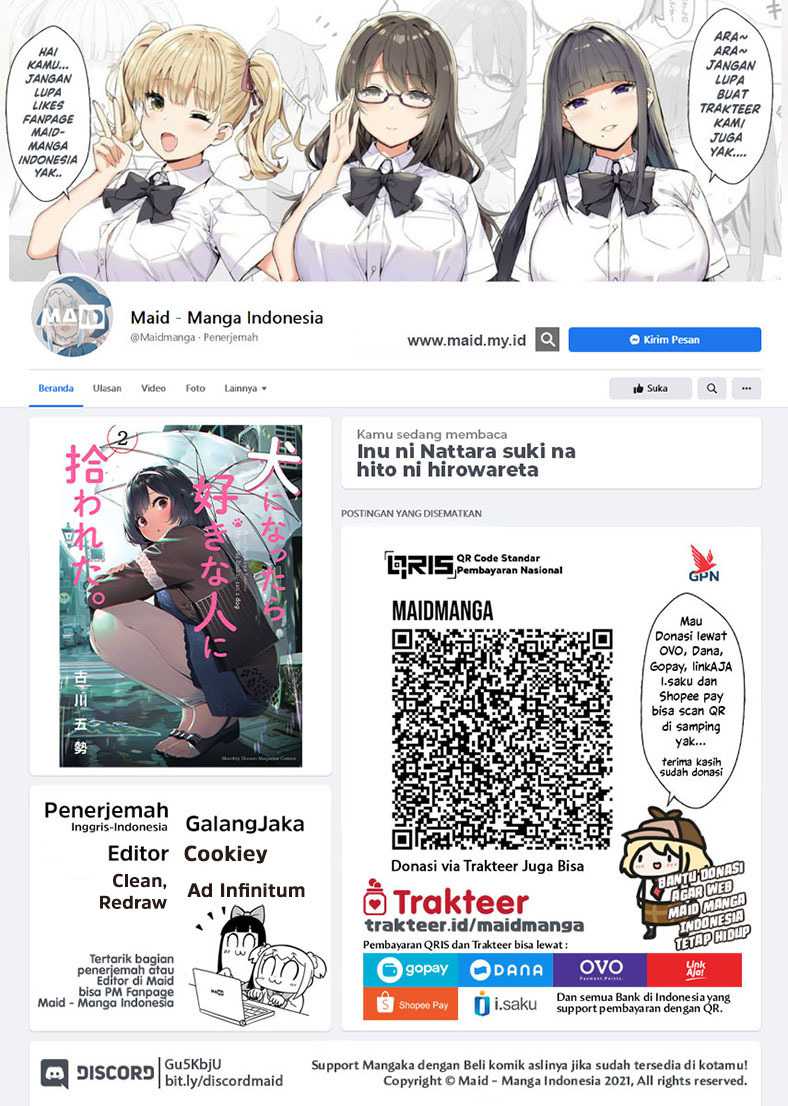 Inu ni Nattara Suki na Hito ni Hirowareta Chapter 17 Gambar 2