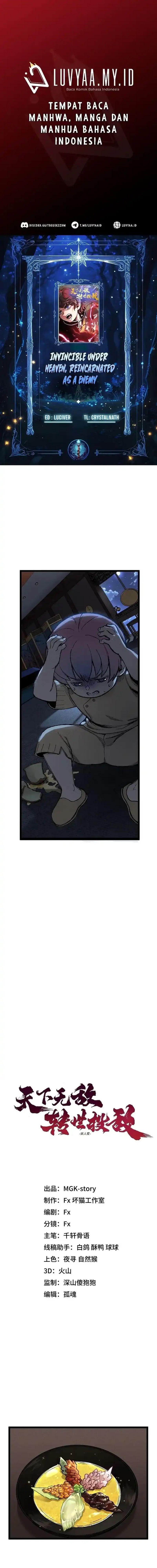 Invincible Under Heaven: Reborn as the Enemy Chapter 05 Gambar 1