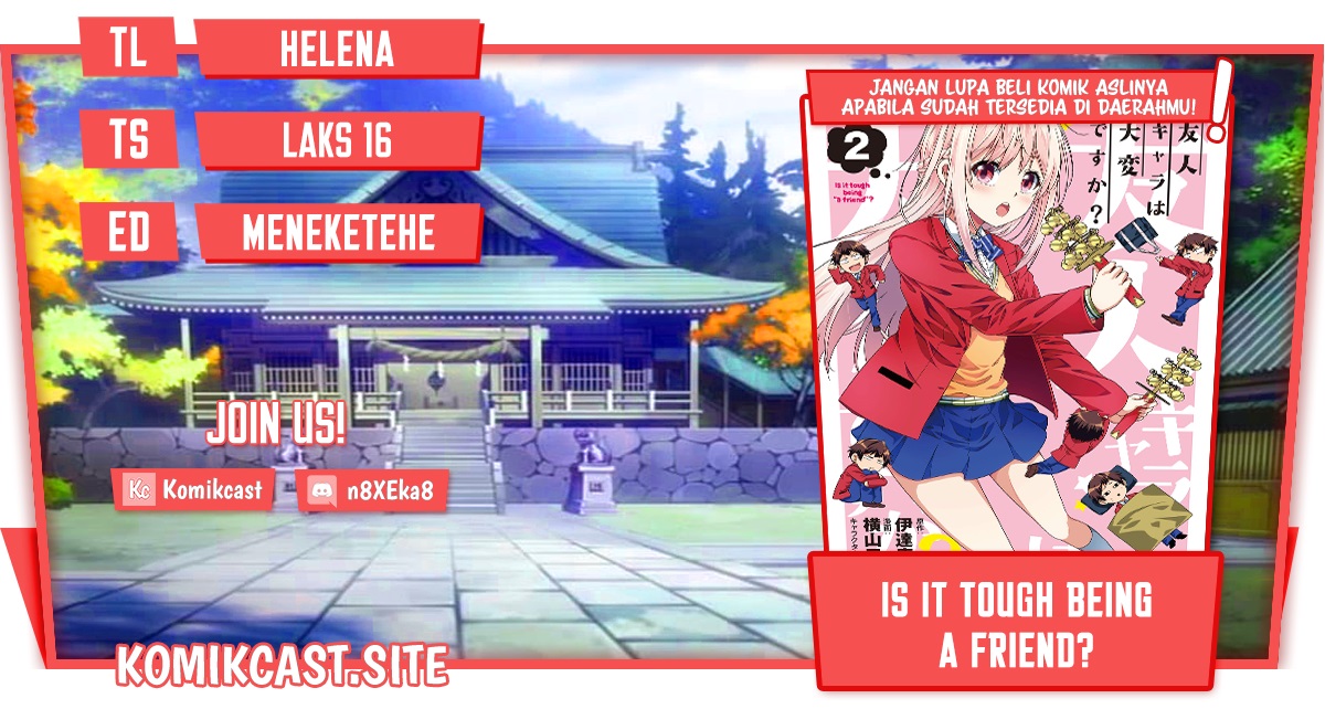 Is it Tough Being a Friend? Chapter 28 Gambar 1