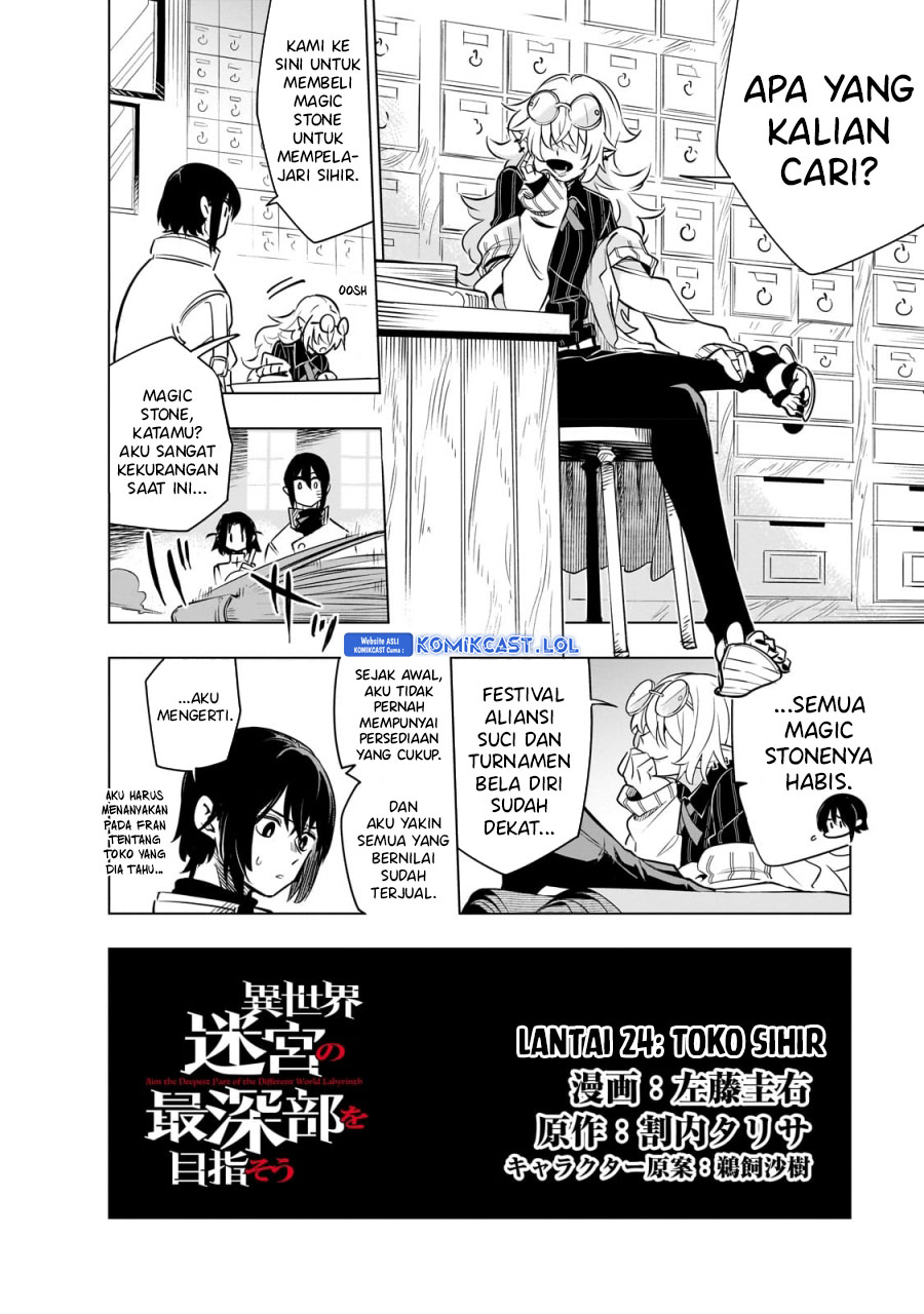 Isekai Meikyuu no Saishinbu o Mezasou Chapter 24 Gambar 3
