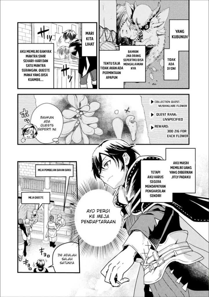 Isekai Tensei de Kenja ni Natte Boukensha Seikatsu Chapter 02 Gambar 13