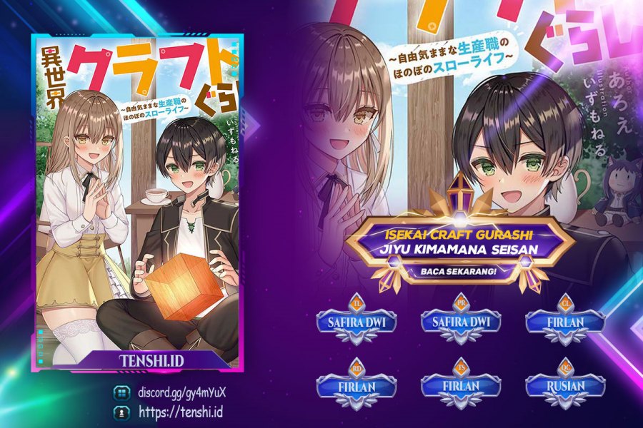 Isekai Craft Gurashi Jiyu Kimamana Seisan Shoku no Honobono Slow Life Chapter 20 Gambar 1