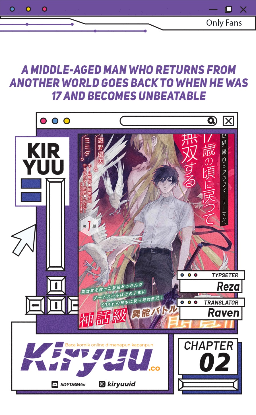 Isekai Kaeri no Arafour Riiman 17-sai no Koro ni Modotte Musou Suru Chapter 02 Gambar 1