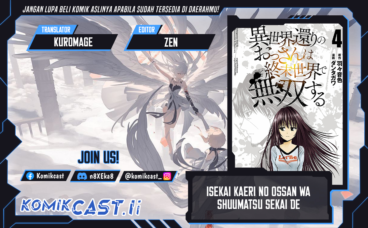 Isekai Kaeri no Ossan wa Shuumatsu de Sekai de Musou Suru Chapter 25 Gambar 1