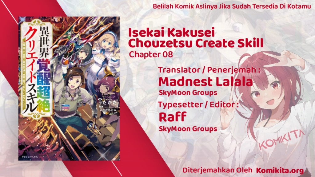 Isekai Kakusei Chouzetsu Create Skill: Seisan Kakou ni Mezameta Chou Yuunouna Boku wo, Sekai wa Hanatte Oite Kurenai You Desu Chapter 08 Gambar 3