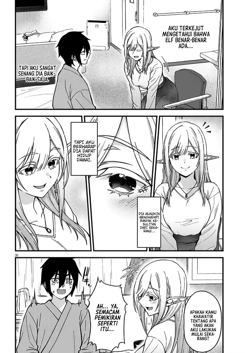Isekai Kara Kita Elf to Tomo ni Sugosu Nichijou Chapter 01 Gambar 30