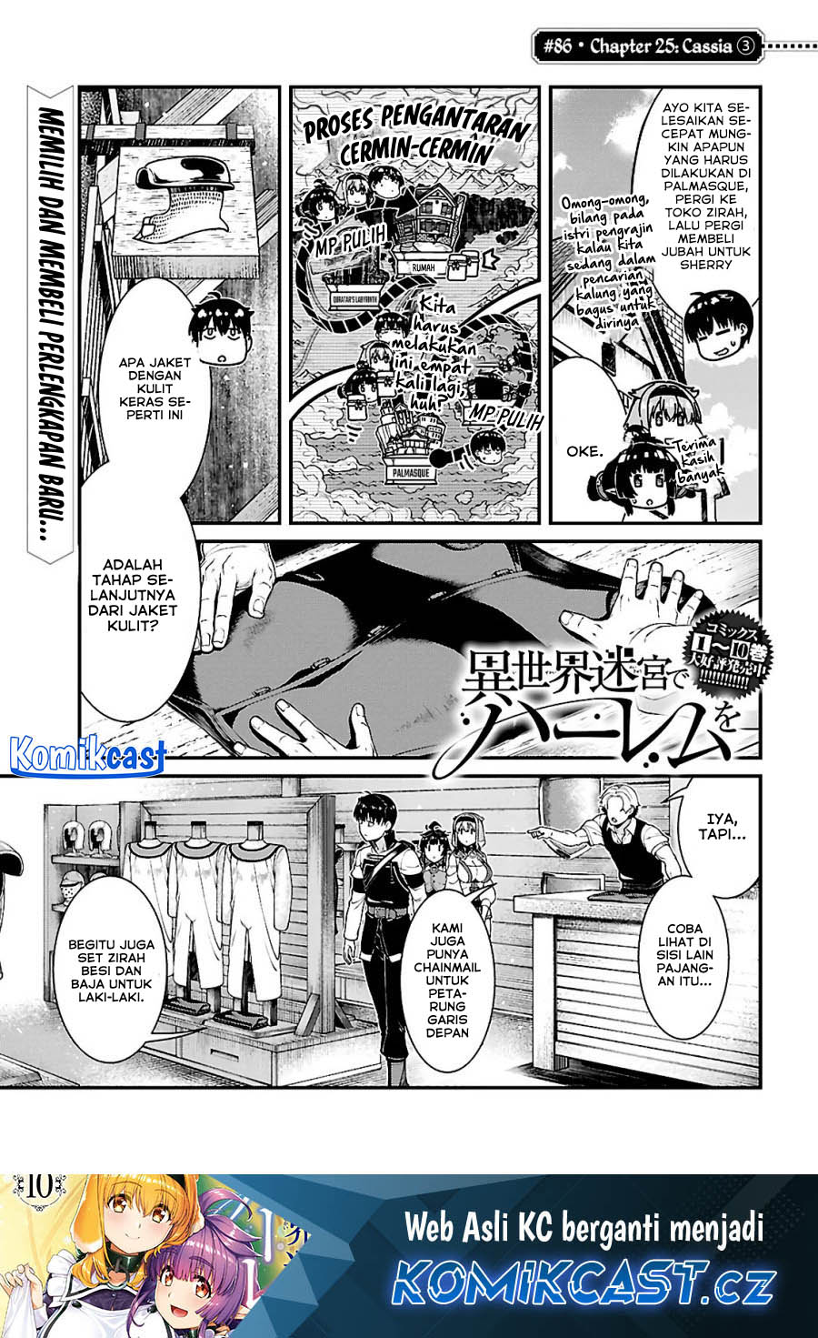 Isekai Meikyuu de Harem wo Chapter 86 Gambar 2
