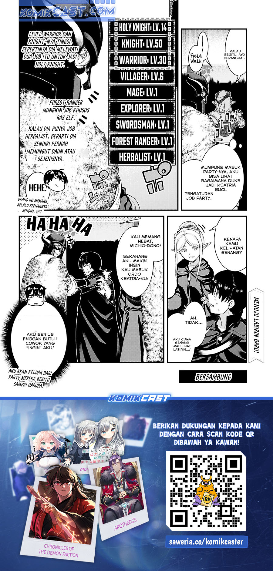 Isekai Meikyuu de Harem wo Chapter 88 Gambar 7