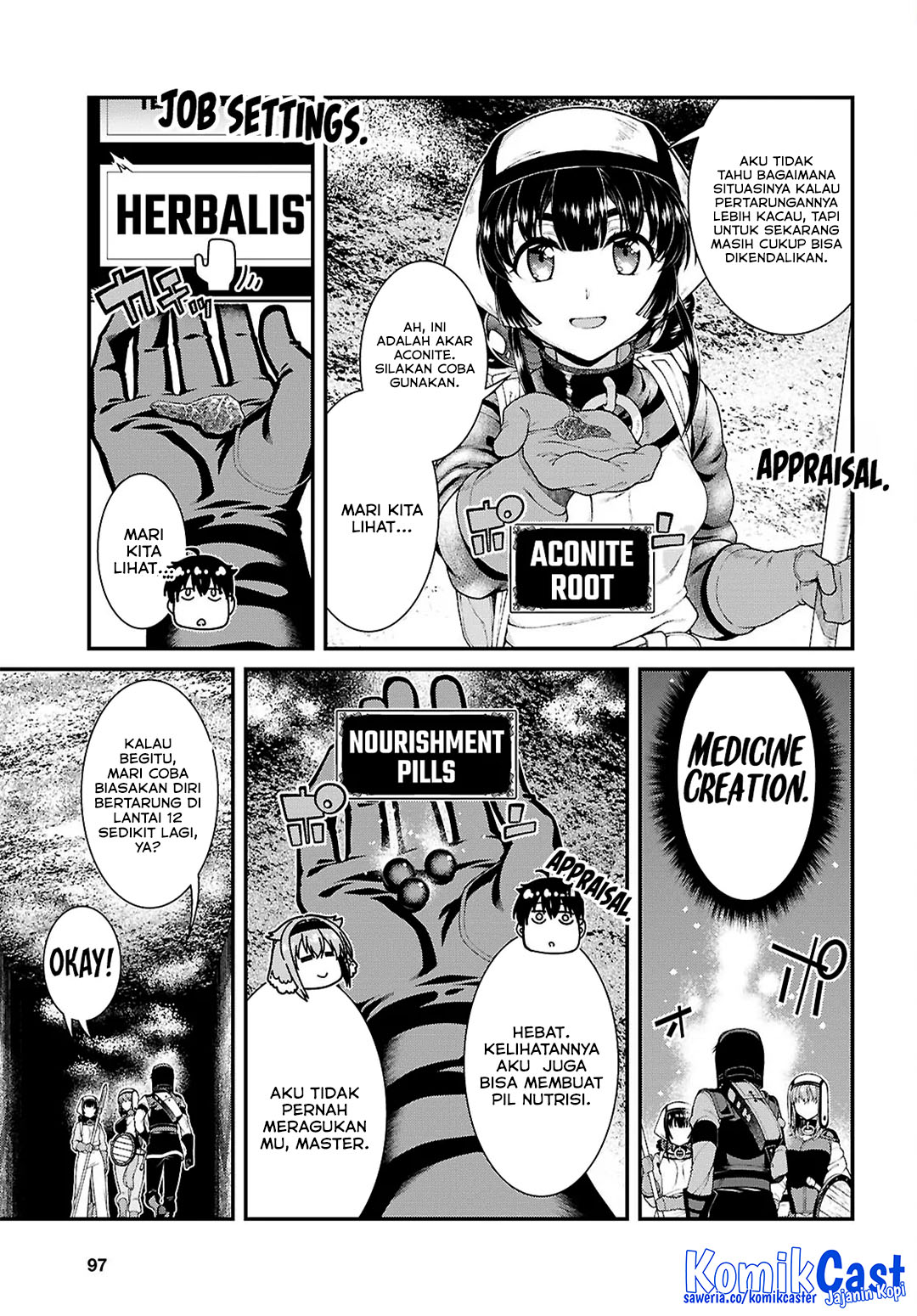 Isekai Meikyuu de Harem wo Chapter 97 Gambar 8