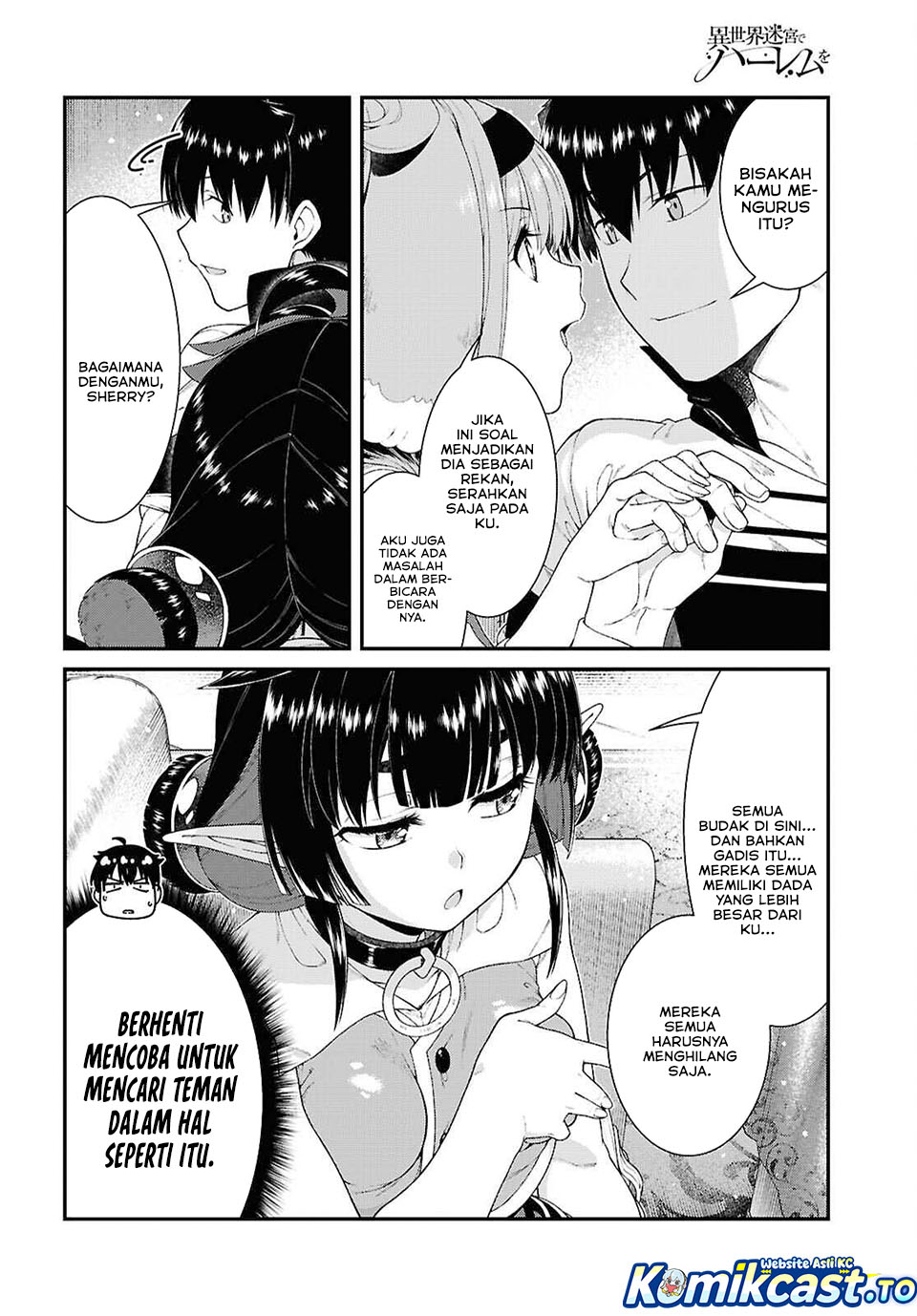 Isekai Meikyuu de Harem wo Chapter 102 Gambar 14