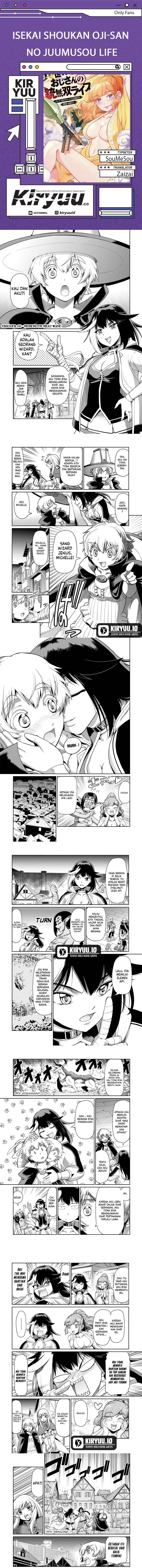 Isekai Shoukan Oji-san no Juumusou Life – Sabage Suki Salaryman wa Kaisha Owari ni Isekai e Chokki suru Chapter 68 Gambar 1