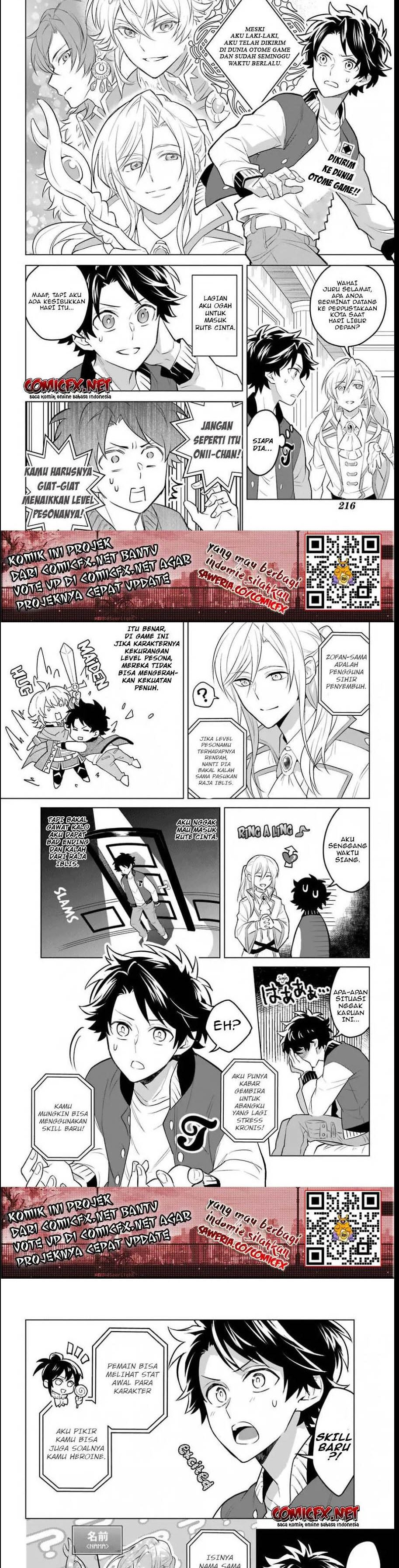 Isekai Tensei, Ore ga Otome ge de Kyuuseishu Chapter 02 Gambar 2