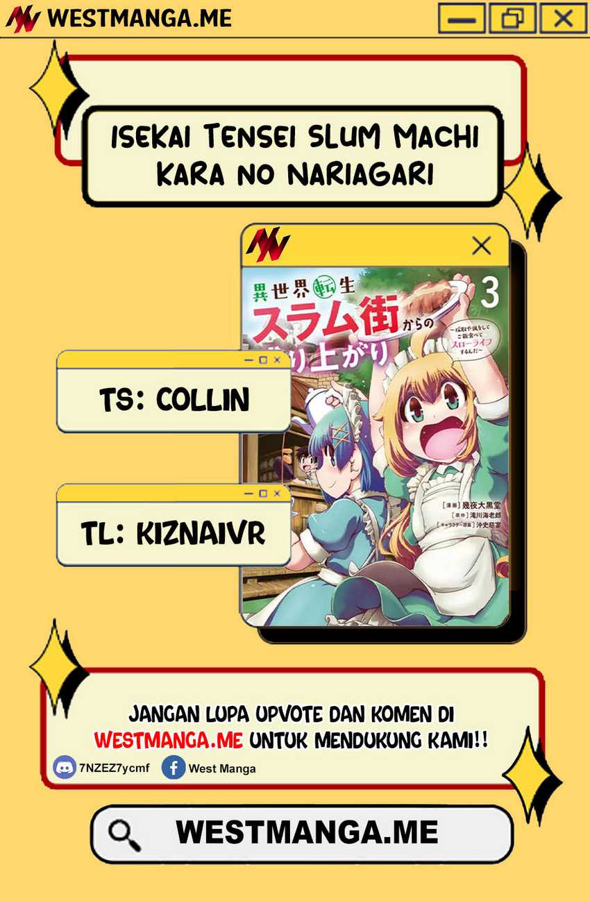 Isekai Tensei Slum Machi kara no Nariagari – Saishuya Ryou wo shite Gohan Tabete Slow Life surun da Chapter 04 Gambar 4