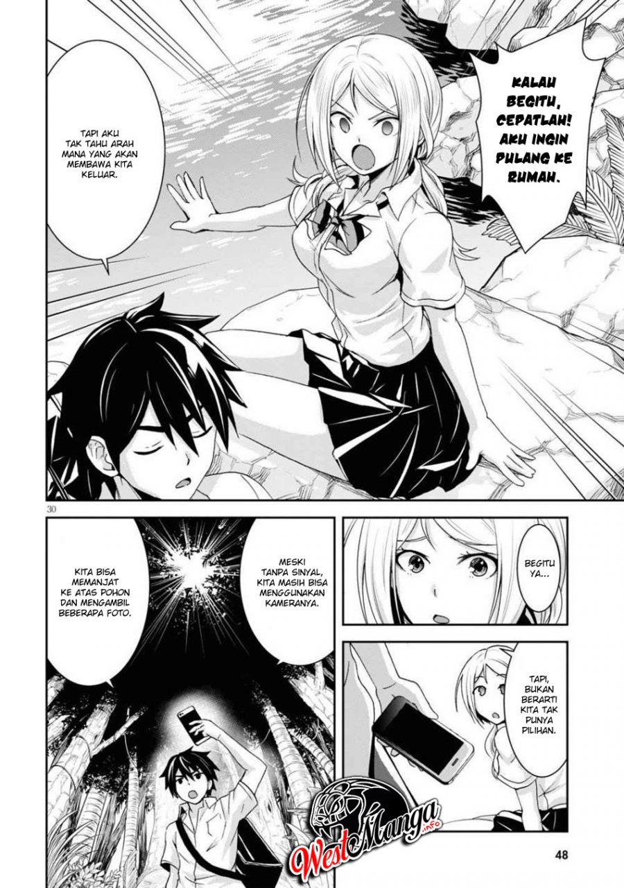 Isekai Yurutto Survival Seikatsu: Gakkou no Minna to Isekai no Mujintou ni Tenishitakedo Ore Dake Rakushou desu Chapter 01.3 Gambar 3