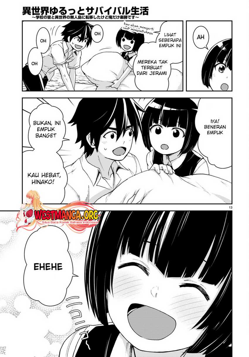 Isekai Yurutto Survival Seikatsu: Gakkou no Minna to Isekai no Mujintou ni Tenishitakedo Ore Dake Rakushou desu Chapter 22 Gambar 16