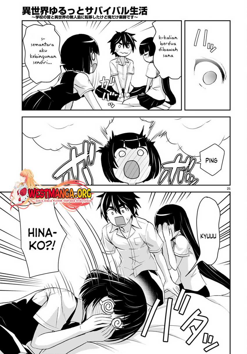 Isekai Yurutto Survival Seikatsu: Gakkou no Minna to Isekai no Mujintou ni Tenishitakedo Ore Dake Rakushou desu Chapter 22 Gambar 28