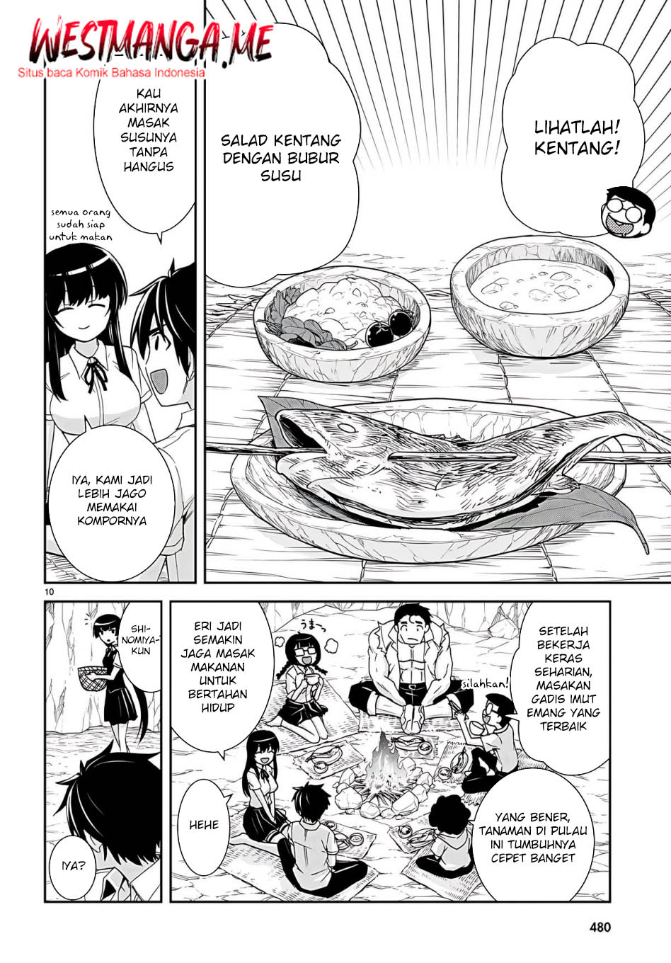 Isekai Yurutto Survival Seikatsu: Gakkou no Minna to Isekai no Mujintou ni Tenishitakedo Ore Dake Rakushou desu Chapter 32 Gambar 12