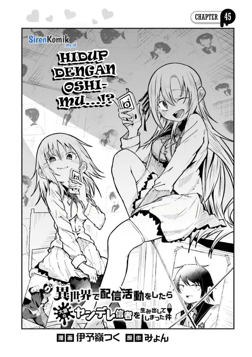 Isekai de Haishin Katsudou wo Shitara Tairyou no Yandere Shinja wo Umidashite Shimatta Ken Chapter 45 Gambar 2