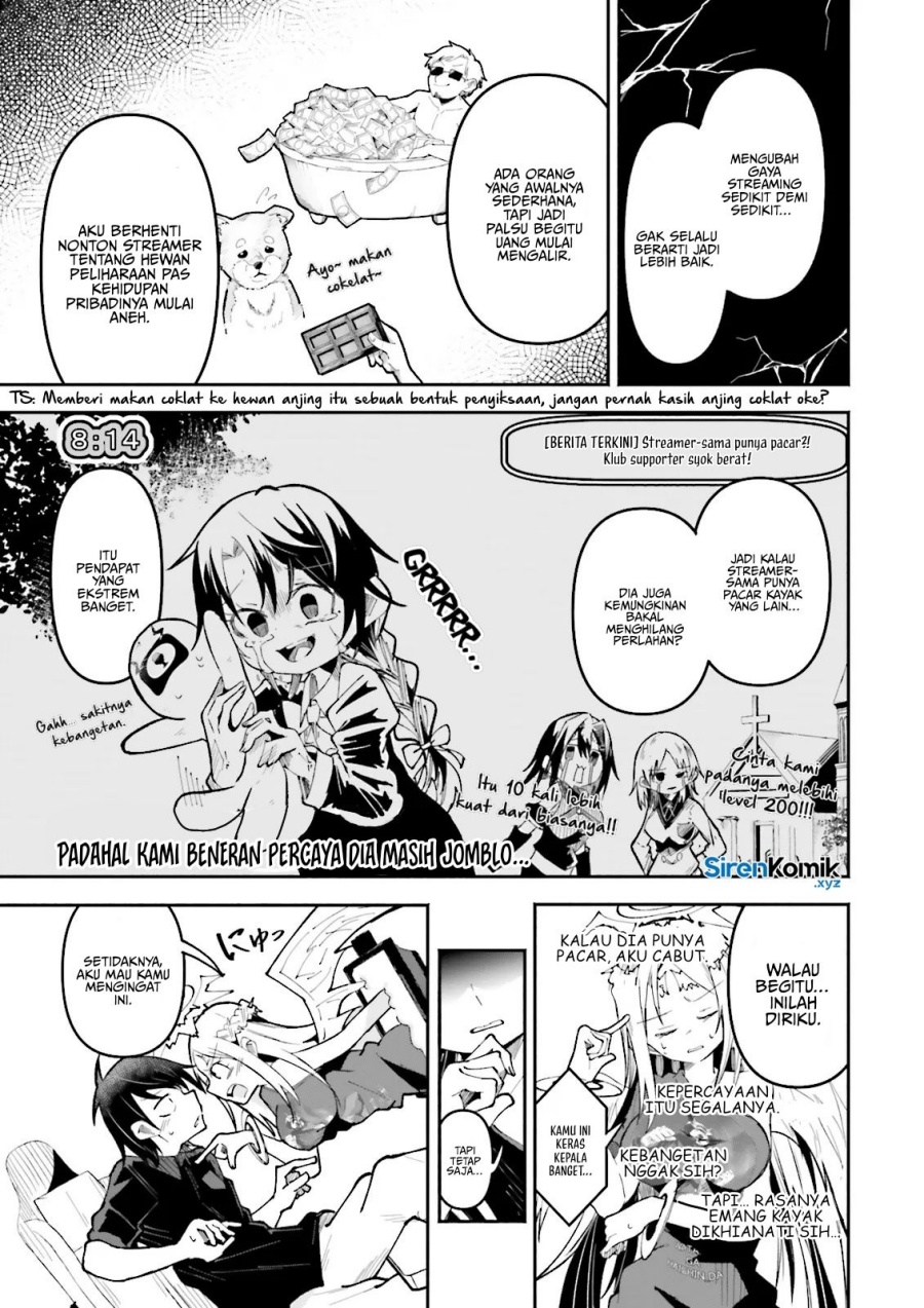 Isekai de Haishin Katsudou wo Shitara Tairyou no Yandere Shinja wo Umidashite Shimatta Ken Chapter 53 Gambar 10